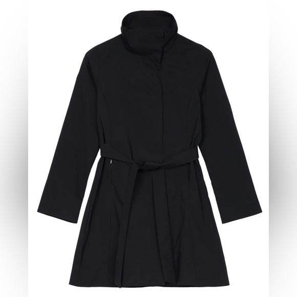 Patagonia W’s Arborist Trench Rain Coat H2no Black L - Picture 13 of 14